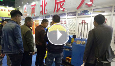 河北辰力鋼絲繩壓套機，再次火遍上海展，訂購火爆，競相下單